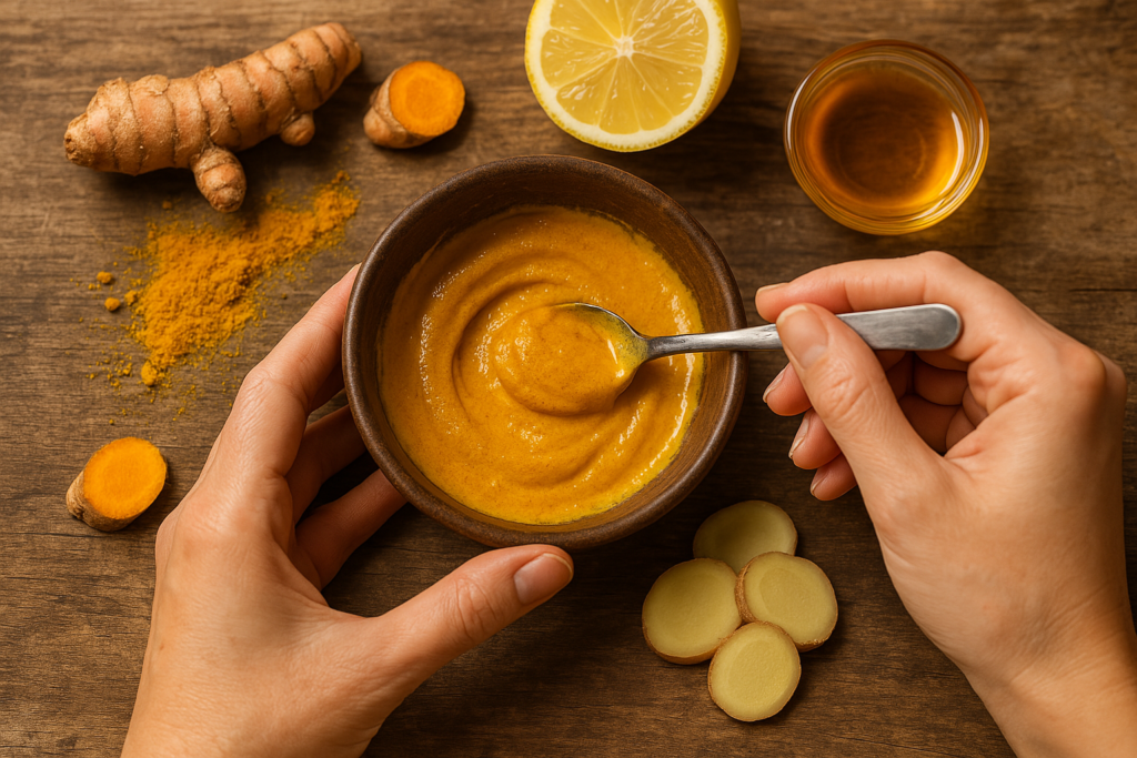 Homemade honey-yogurt-turmeric mask to glow up naturally without makeup
