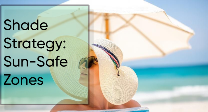 Seeking shade and using sun protection like hats and umbrellas to avoid UV rays - crucial summer health tip.
