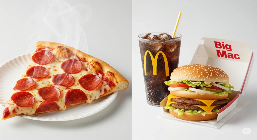 Costco Pizza Nutrition – Slice compared to other fast food meals