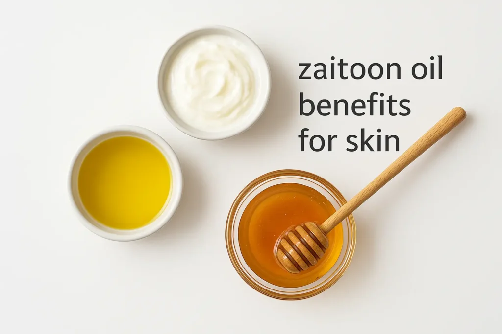 DIY skincare face pack using zaitoon oil benefits for skin
